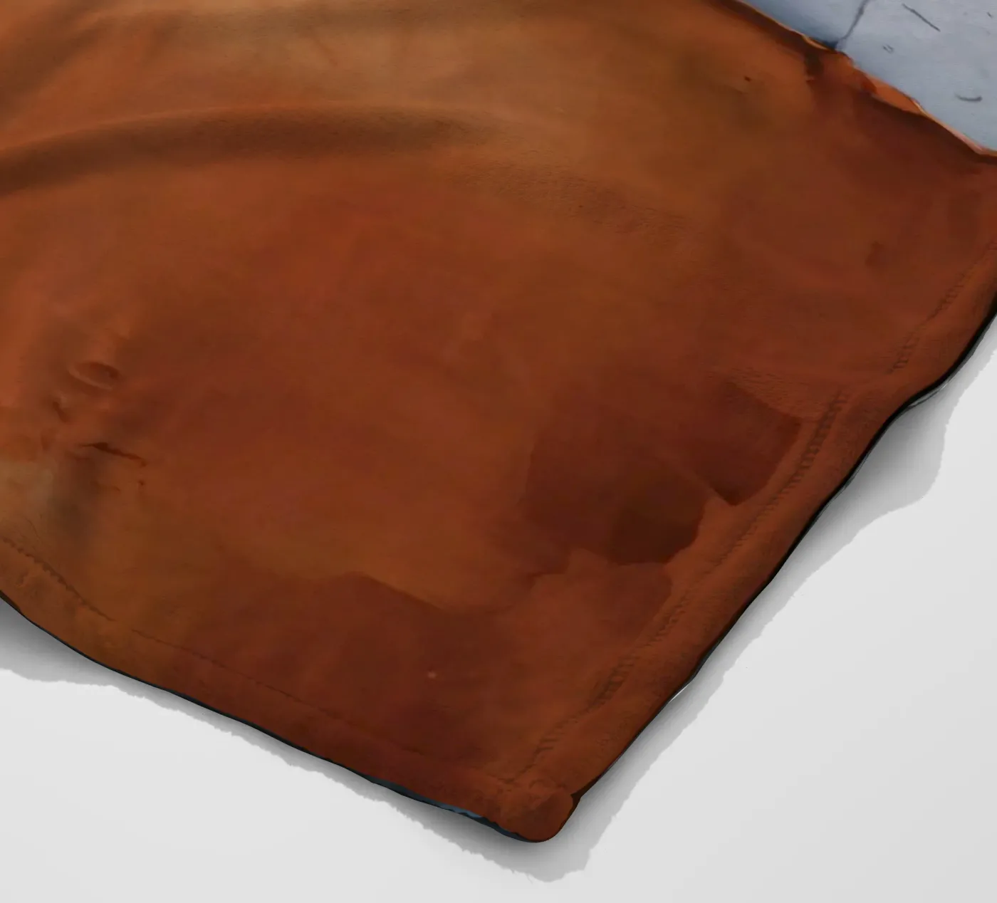 Rustfall Midnight Wall fleece blanket by Monarch Arc