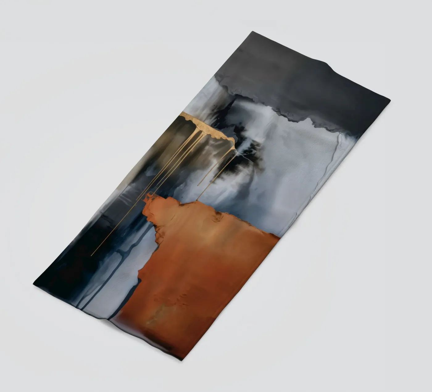 Rustfall Midnight Wall Strandtuch von Monarch Arc