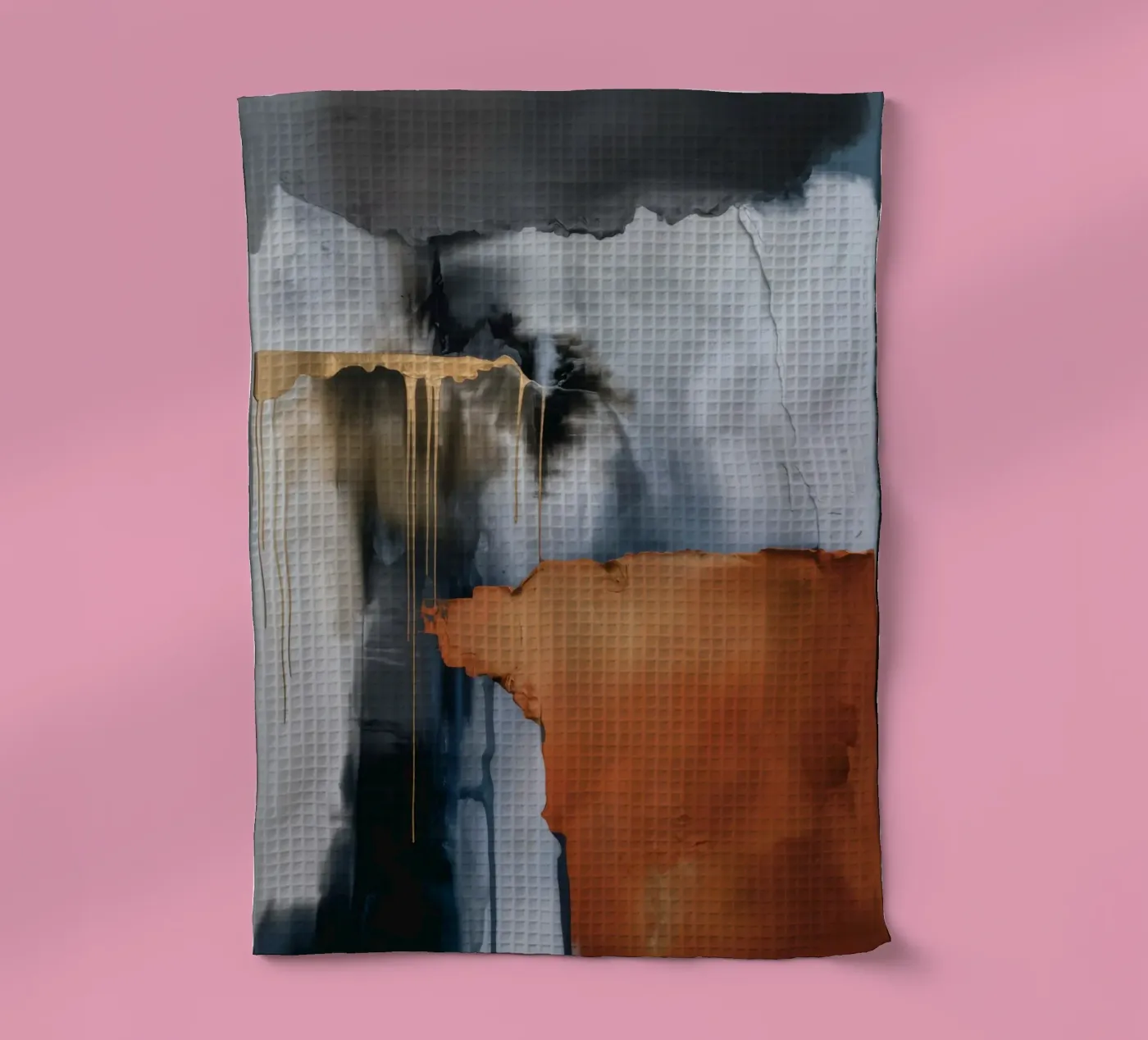 Rustfall Midnight Wall Geschirrtuch von Monarch Arc