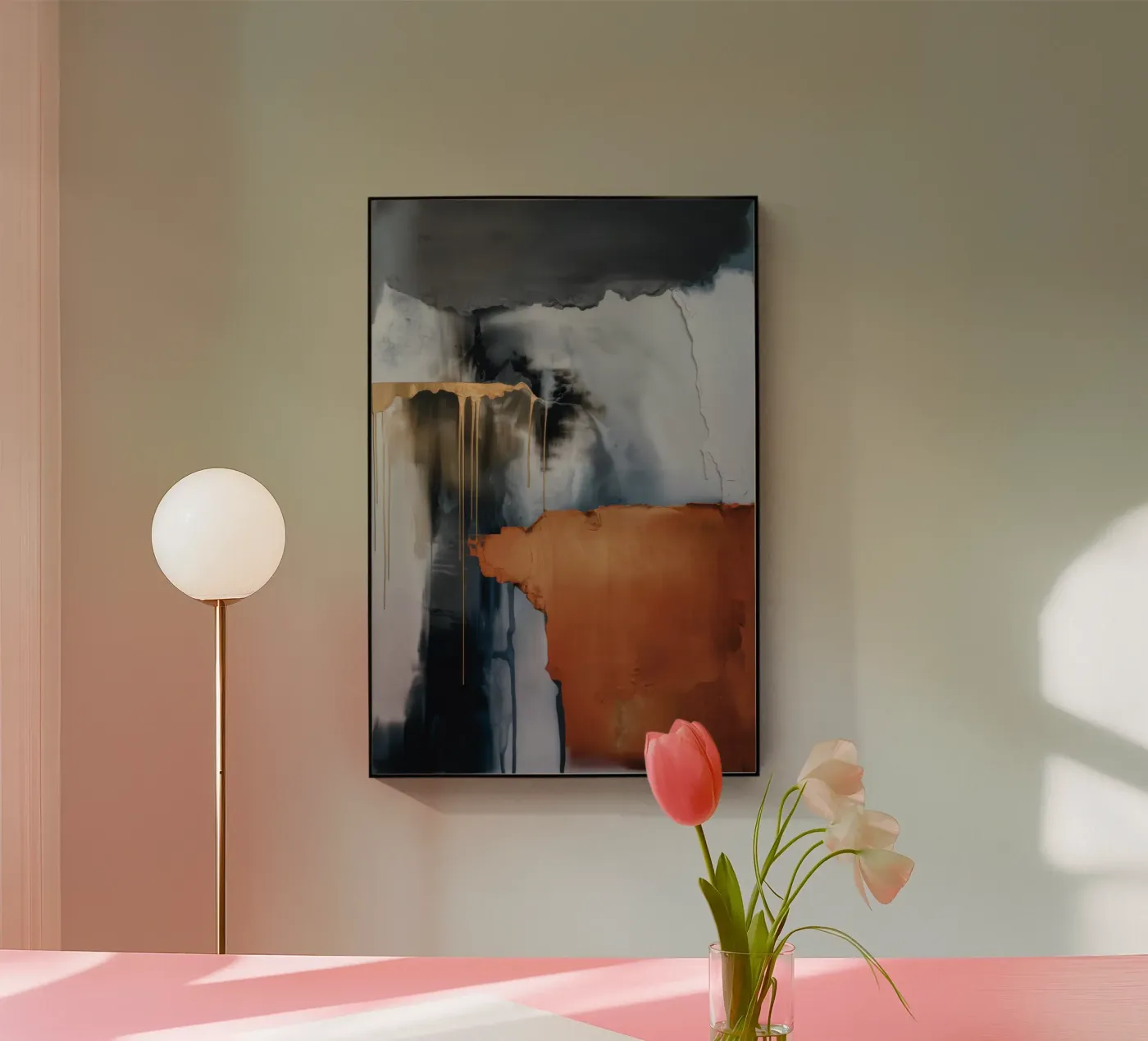 Rustfall Midnight Wall Acryl-Glas von Monarch Arc