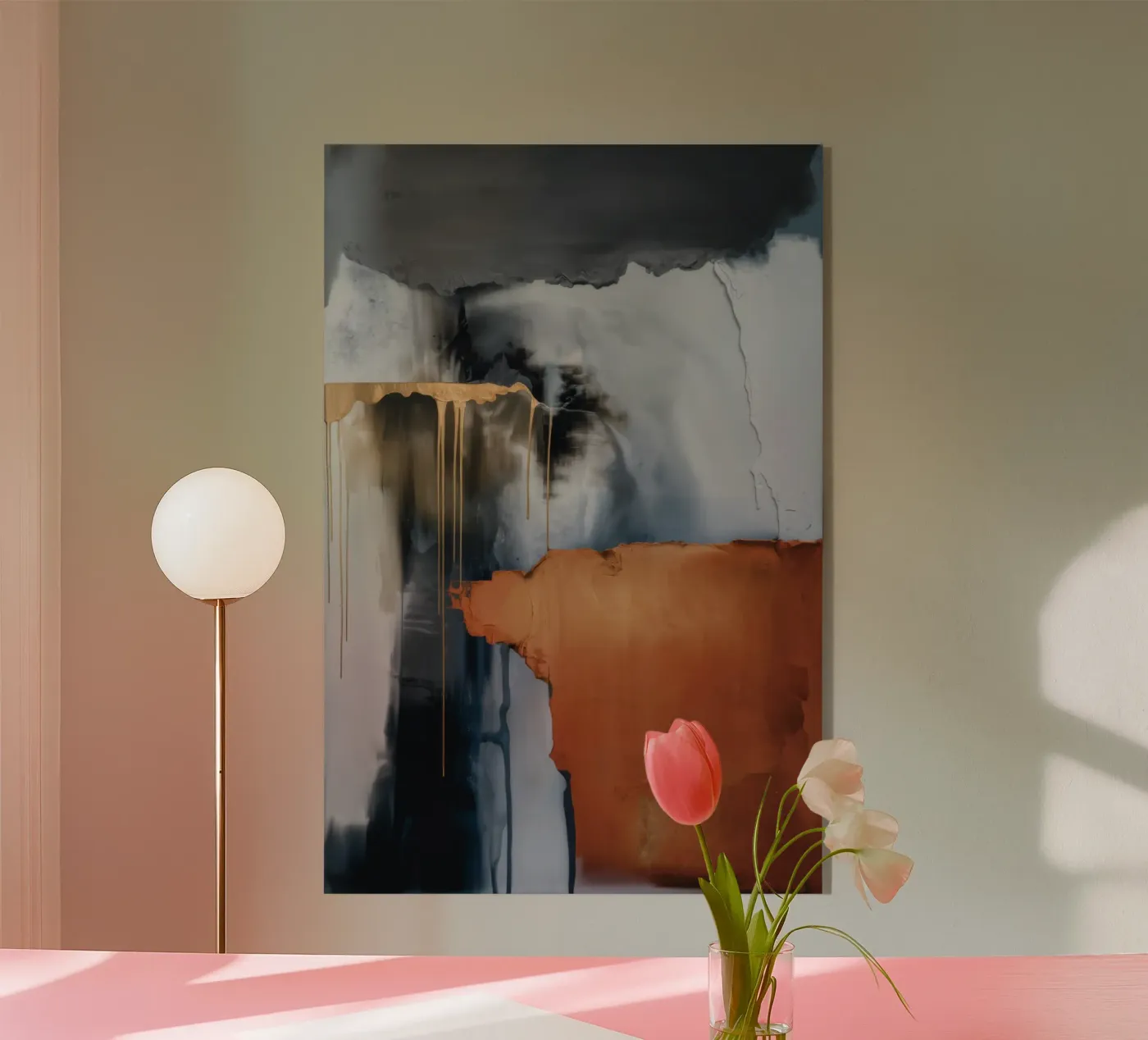 Rustfall Midnight Wall acryl van Monarch Arc