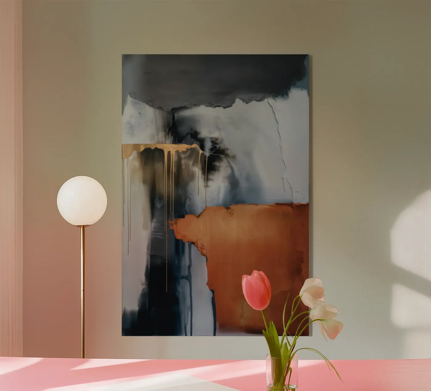 Rustfall Midnight Wall Acryl-Glas von Monarch Arc