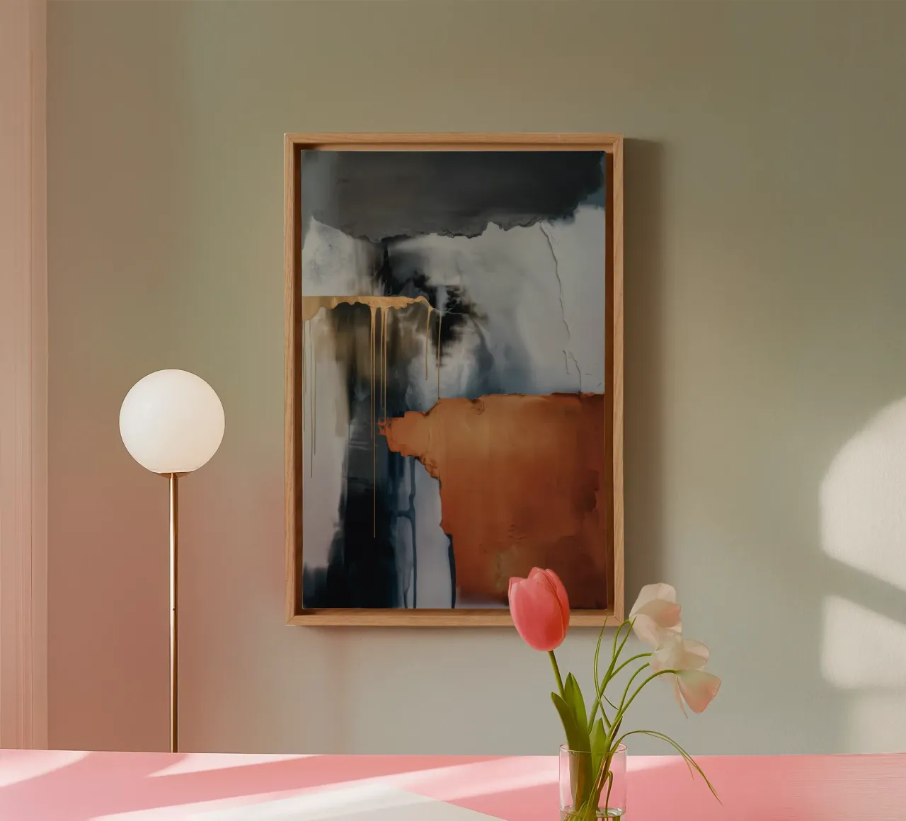 Rustfall Midnight Wall canvas by Monarch Arc