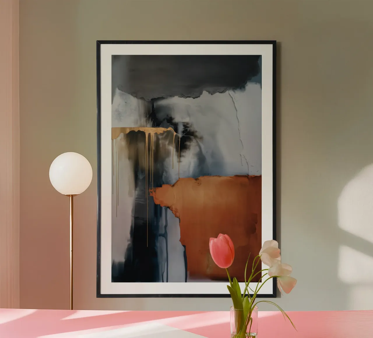 Rustfall Midnight Wall poster van Monarch Arc