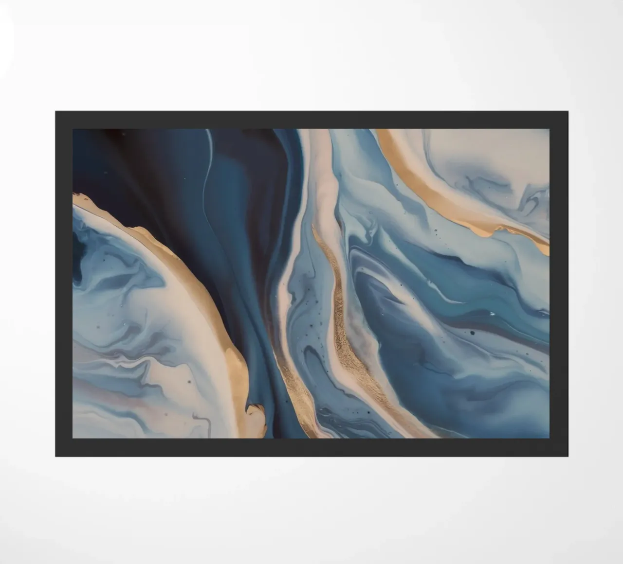 Tidal Bloom Trace Fußmatte von Monarch Arc