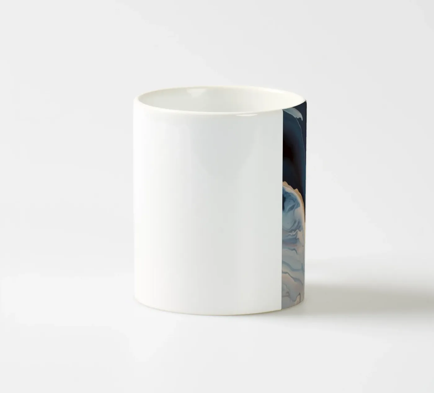 Tidal Bloom Trace ceramic mug by Monarch Arc