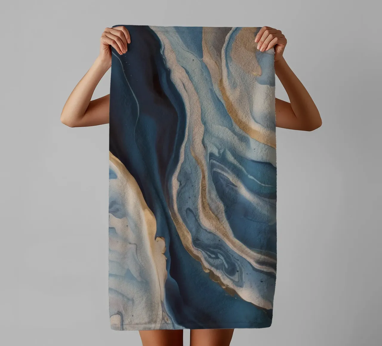 Tidal Bloom Trace towel by Monarch Arc