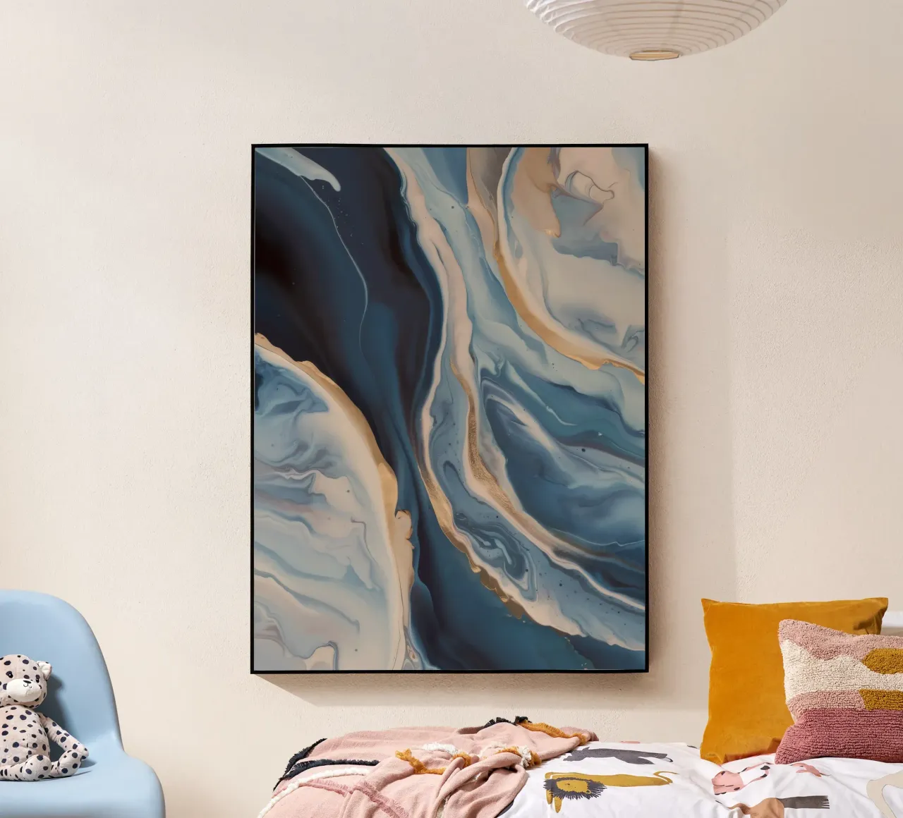 Getijdenbloeispoor acryl van Monarch Arc