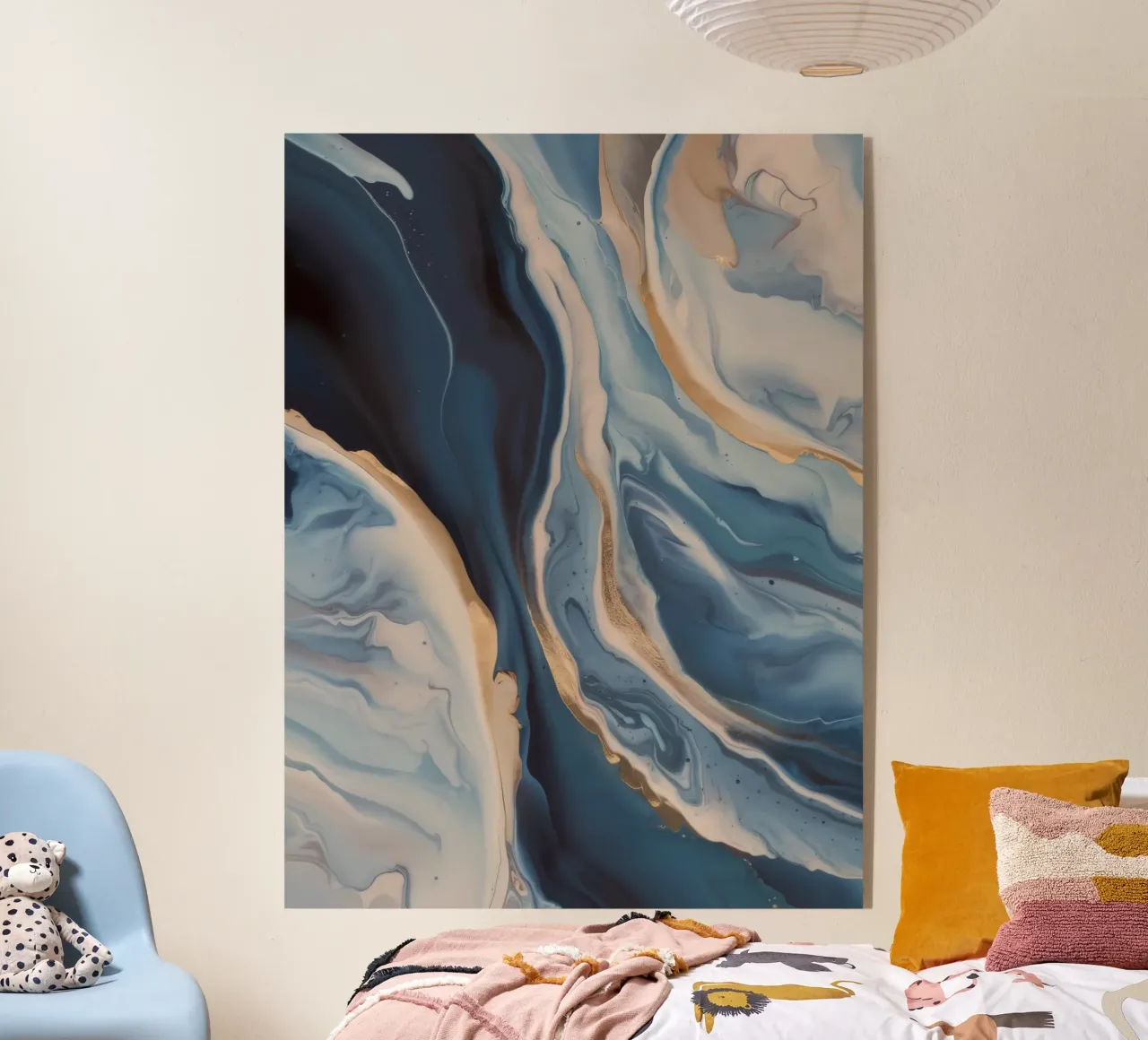 Getijdenbloeispoor acryl van Monarch Arc