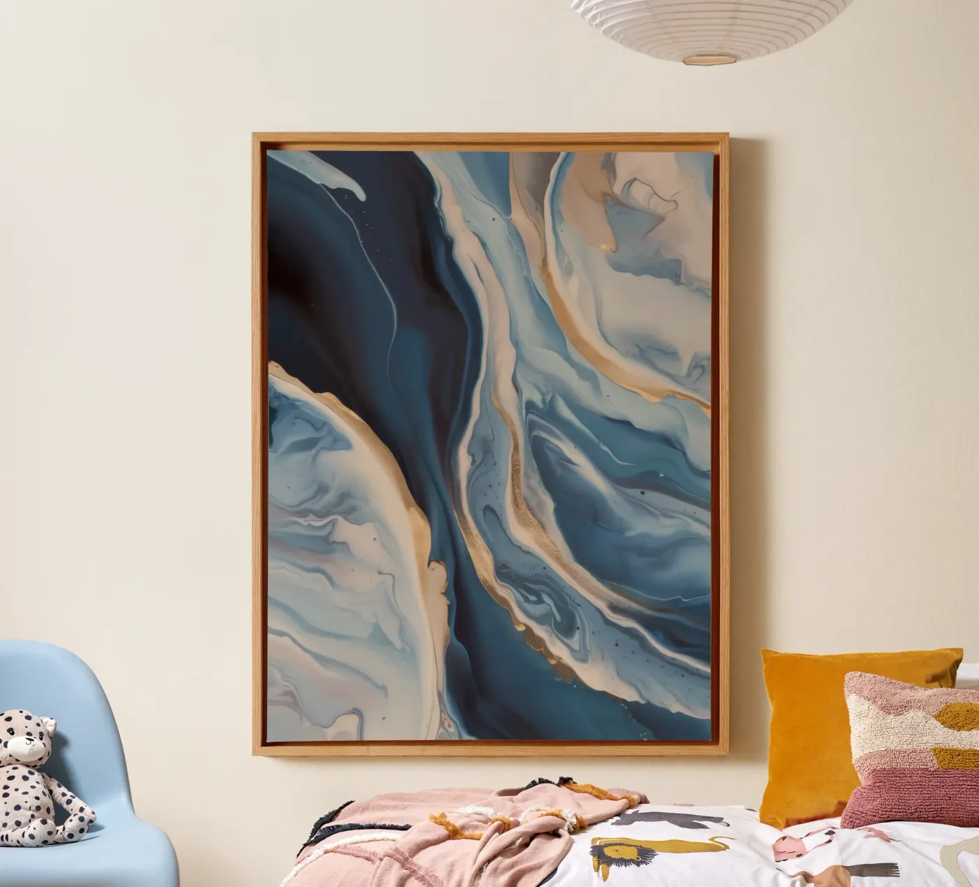 Tidal Bloom Trace canvas by Monarch Arc