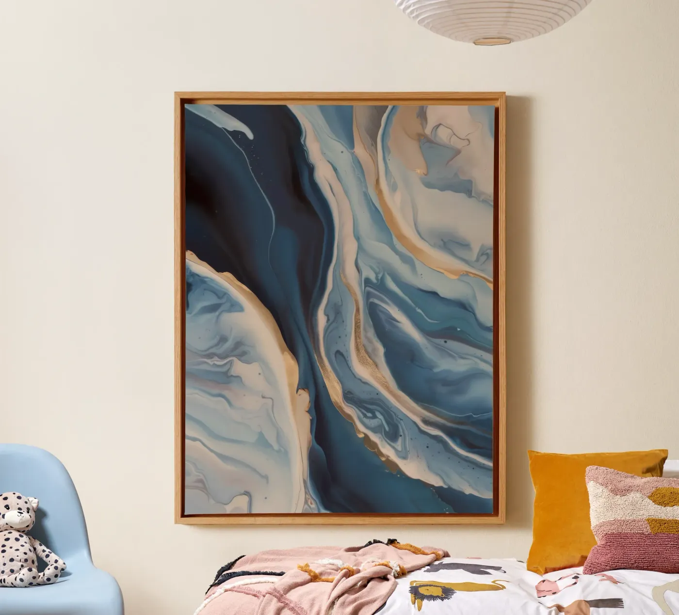 Tidal Bloom Trace canvas van Monarch Arc