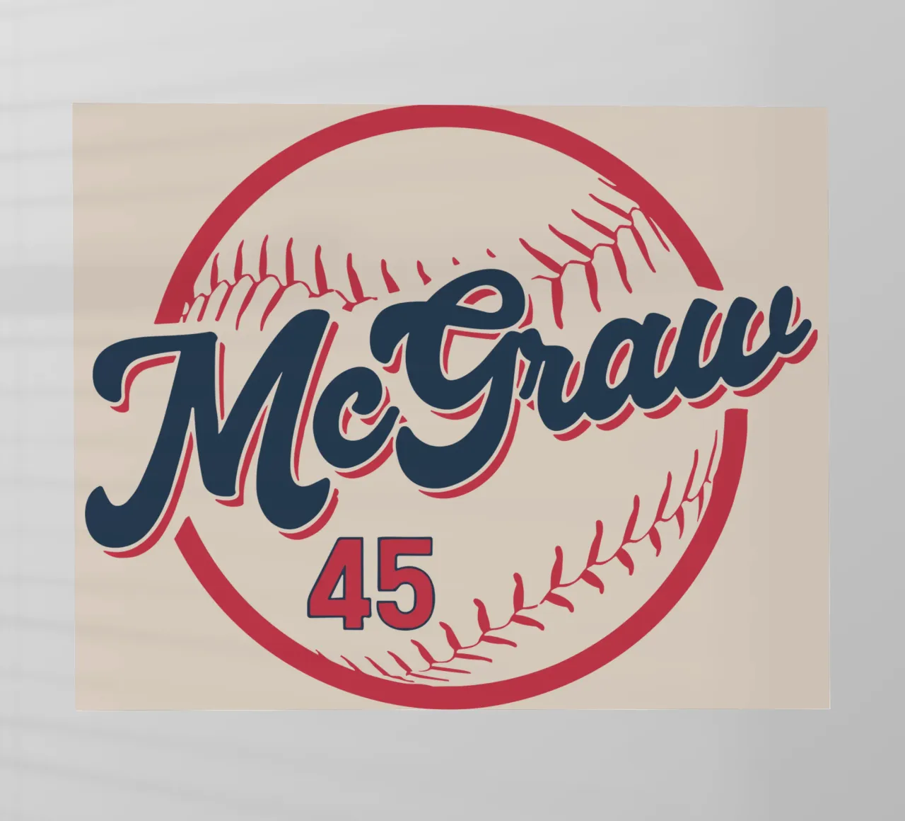 Tim McGraw 45 Baseball pellicola backlit da lindacleveland