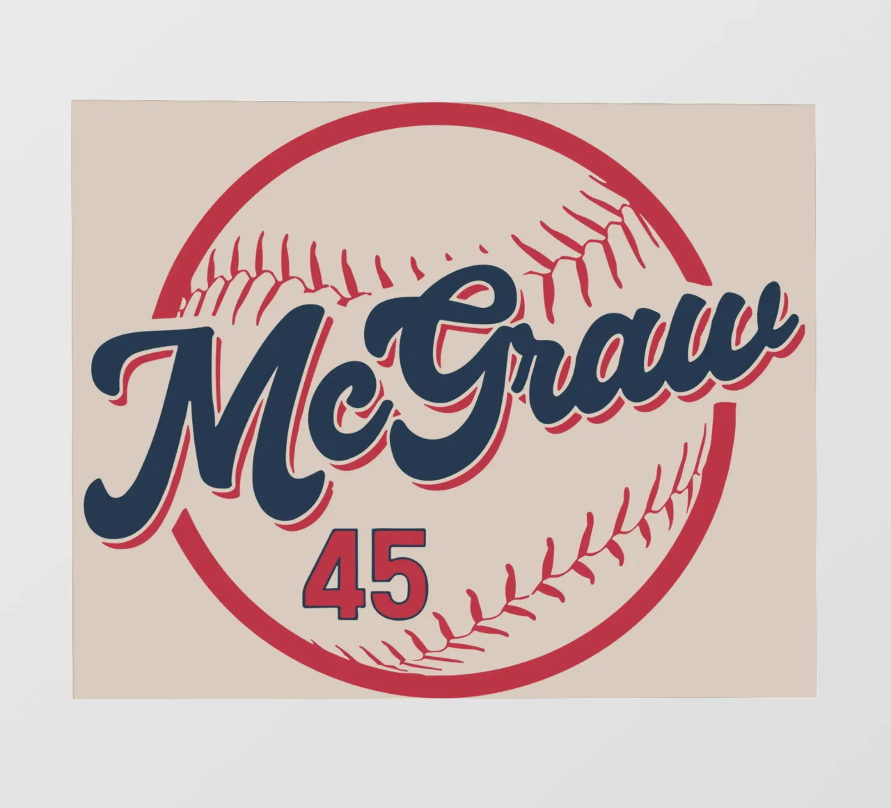 Tim McGraw 45 Baseball pellicola backlit da lindacleveland