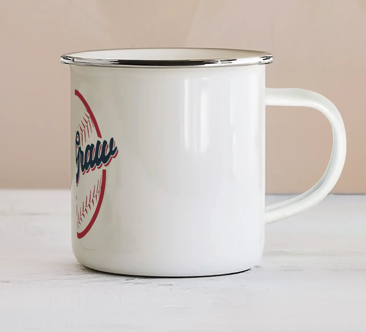 Tim McGraw 45 Baseball tazza in smalto da lindacleveland