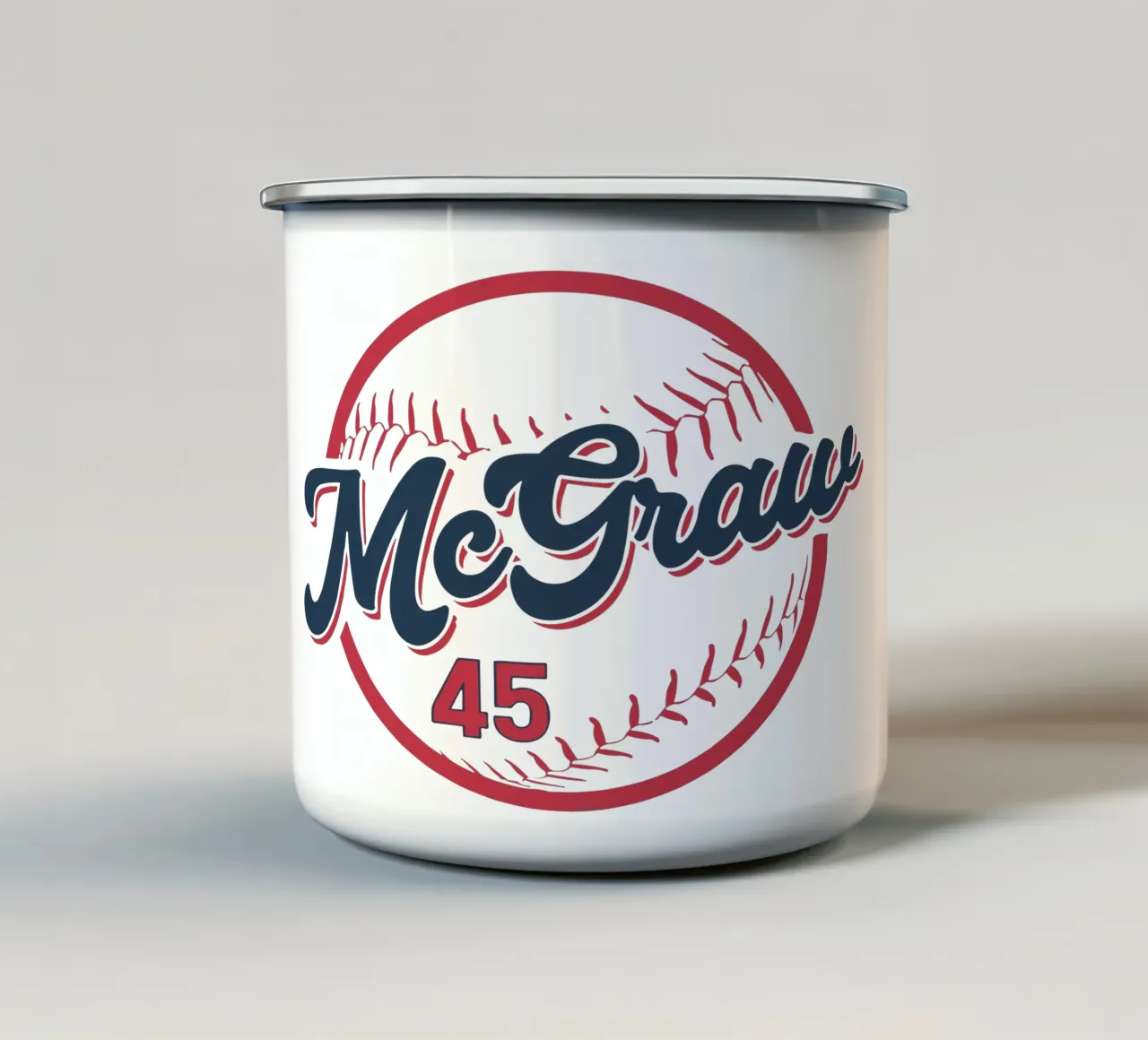 Tim McGraw 45 Baseball tazza in smalto da lindacleveland