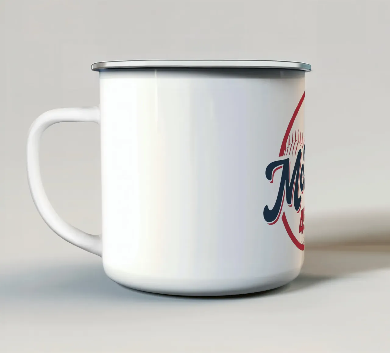 Tim McGraw 45 Baseball tazza in smalto da lindacleveland