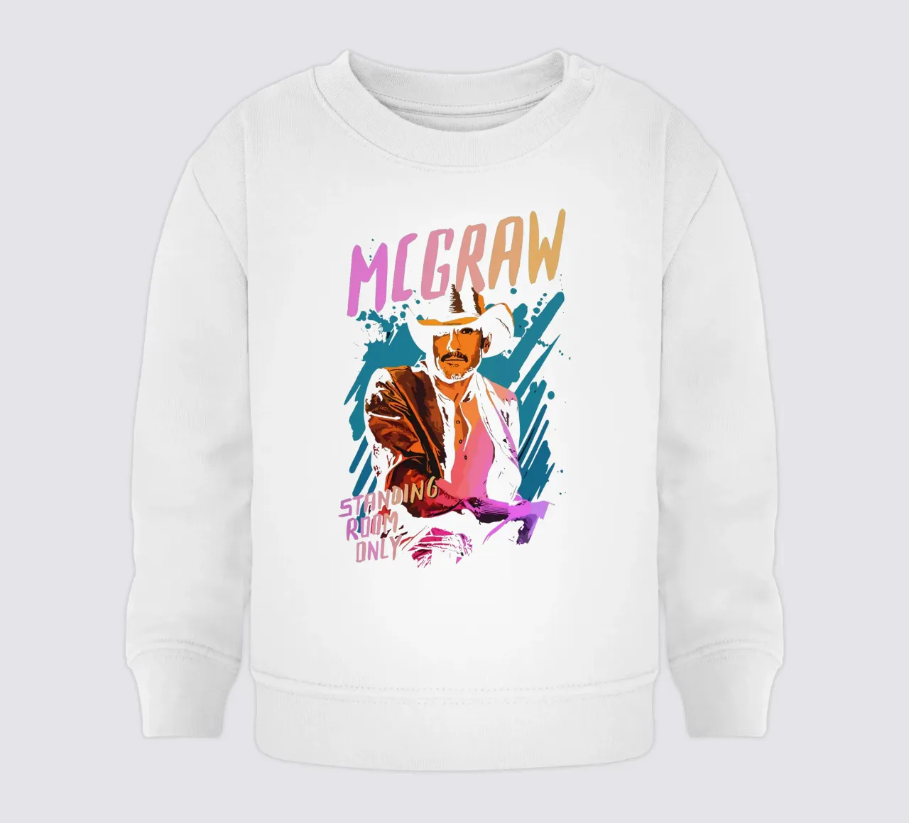 Tim McGRAW Standing Room Only felpa neonato da lindacleveland