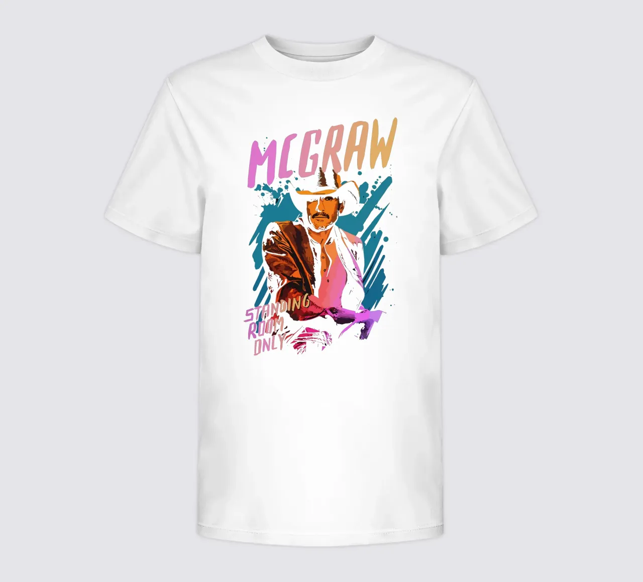 Tim McGRAW Standing Room Only kids t-shirt by lindacleveland