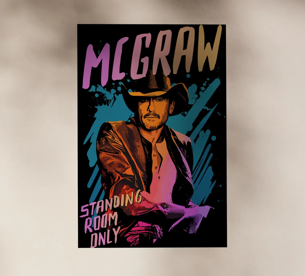 Tim McGRAW Standing Room Only pellicola backlit da lindacleveland