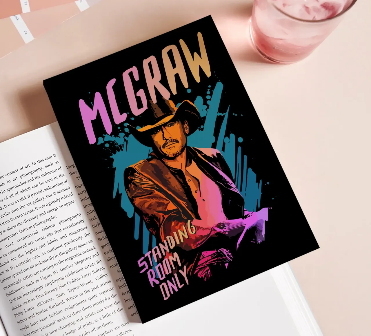 Tim McGRAW Standing Room Only notebook by lindacleveland