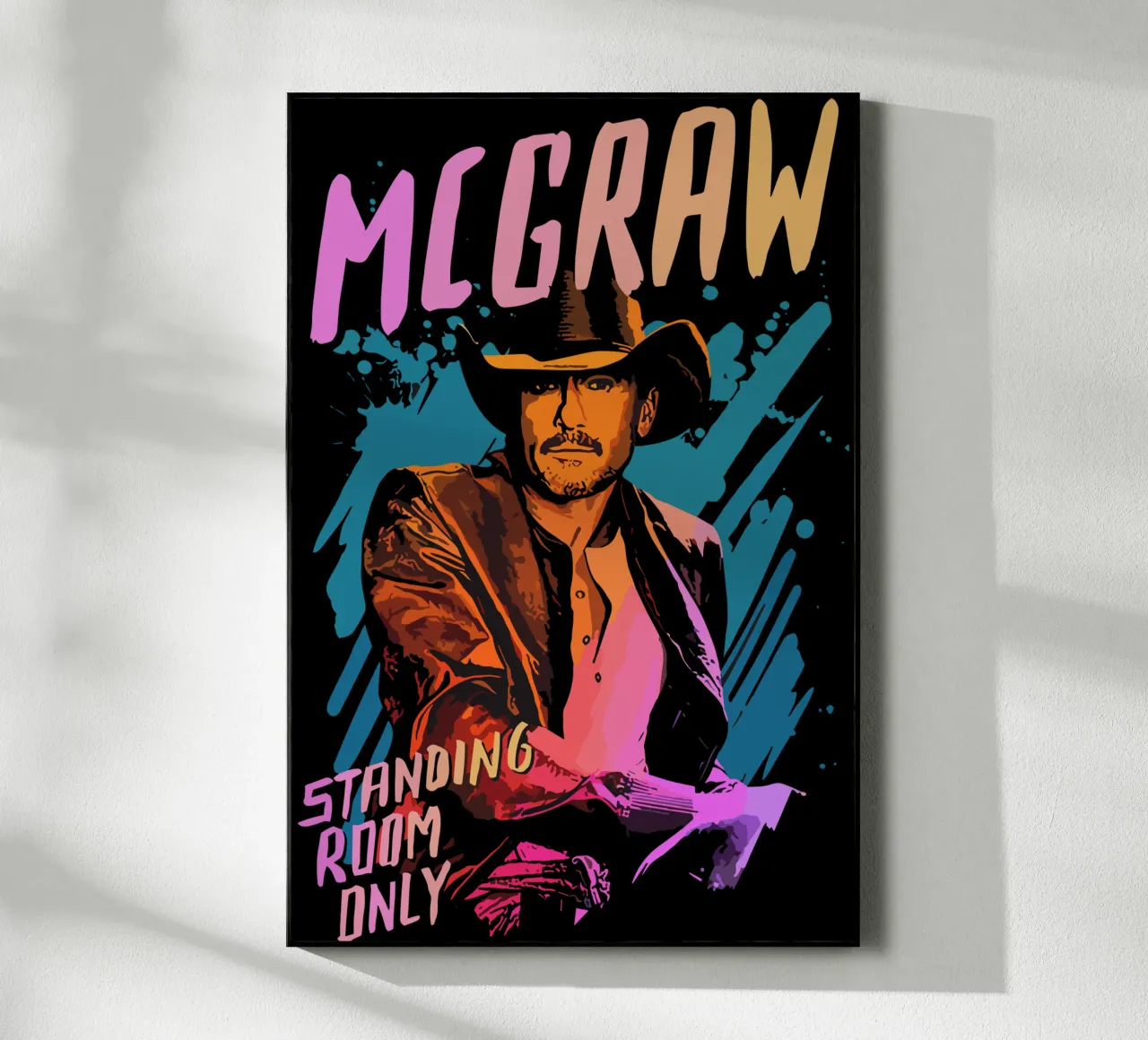 Tim McGRAW Standing Room Only plexiglass da lindacleveland