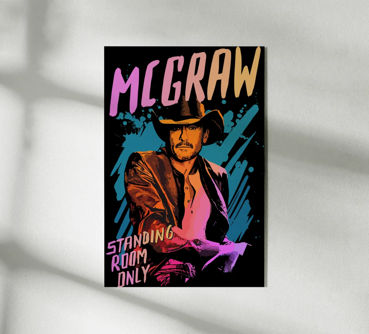 Tim McGRAW Standing Room Only plexiglass da lindacleveland