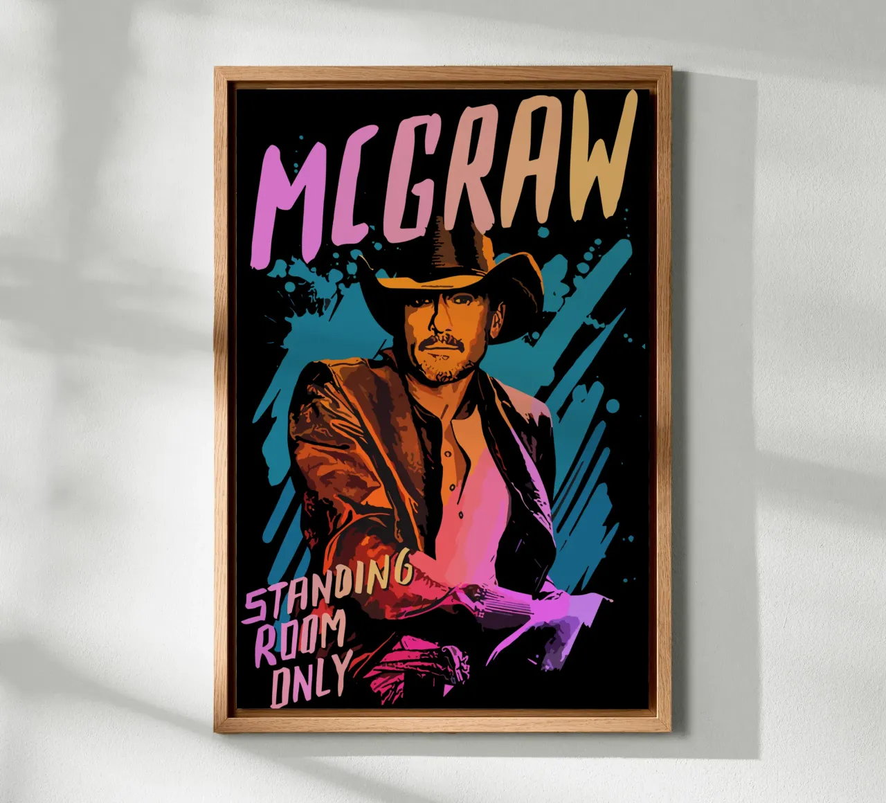 Tim McGRAW Standing Room Only alluminio dibond da lindacleveland