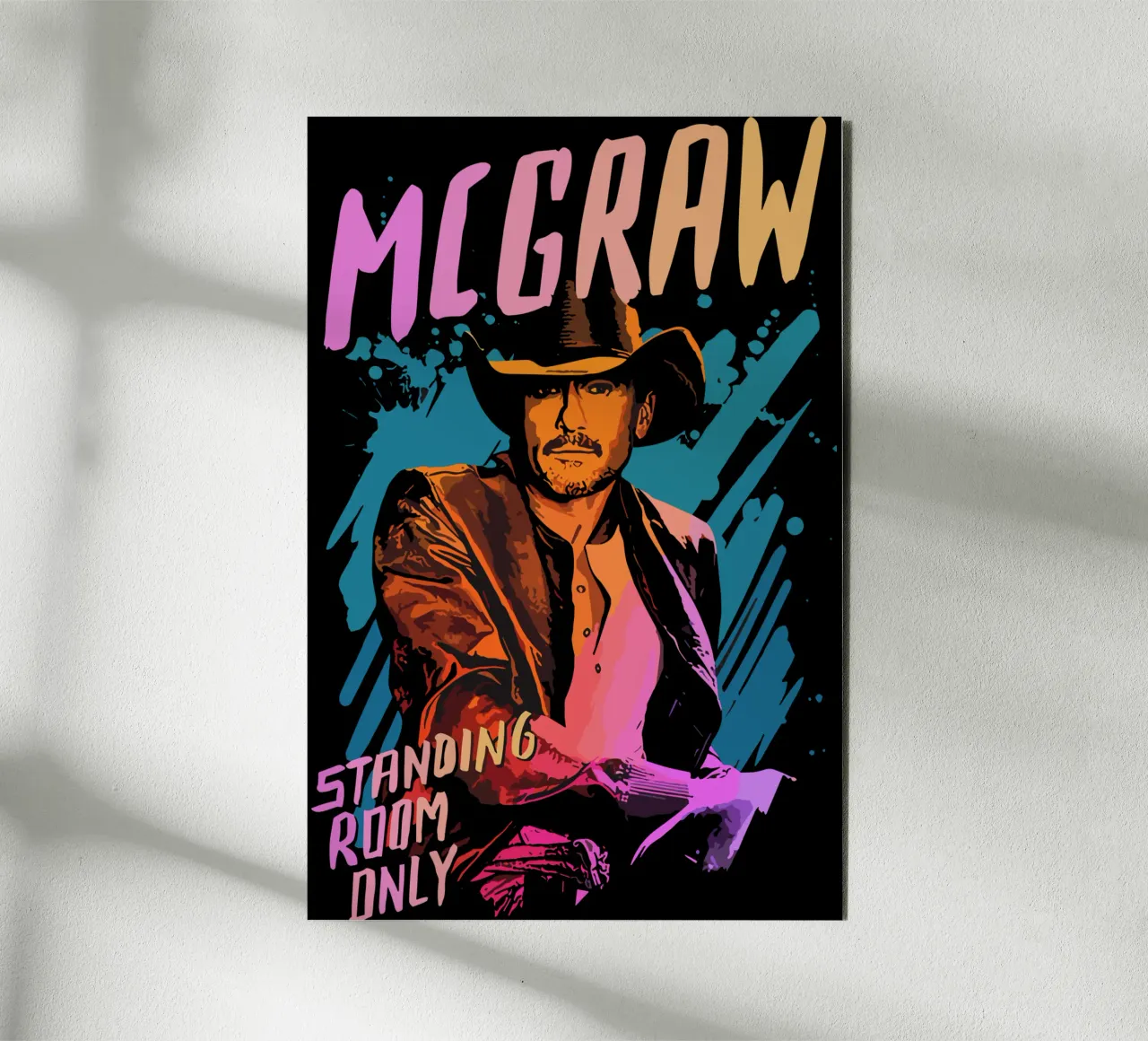 Tim McGRAW Standing Room Only alluminio dibond da lindacleveland