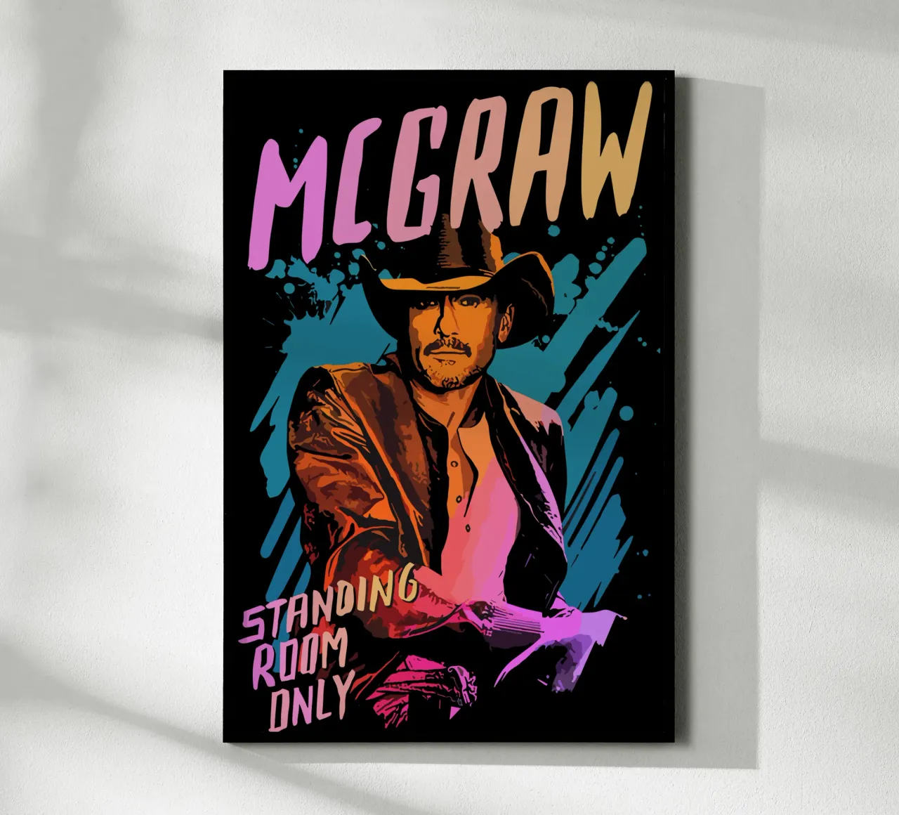 Tim McGRAW Standing Room Only carta hahnemühle da lindacleveland