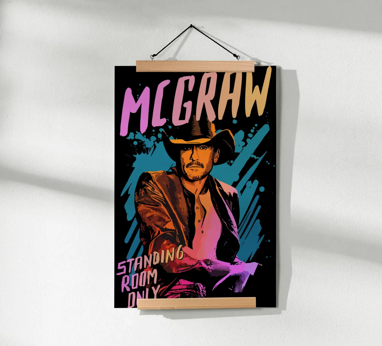 Tim McGRAW Standing Room Only carta hahnemühle da lindacleveland