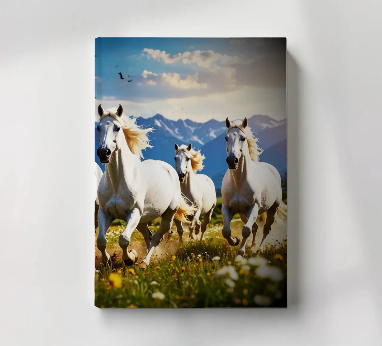 Quatre chevaux qui galopent. Vignette diario da Thierry vobmann photography