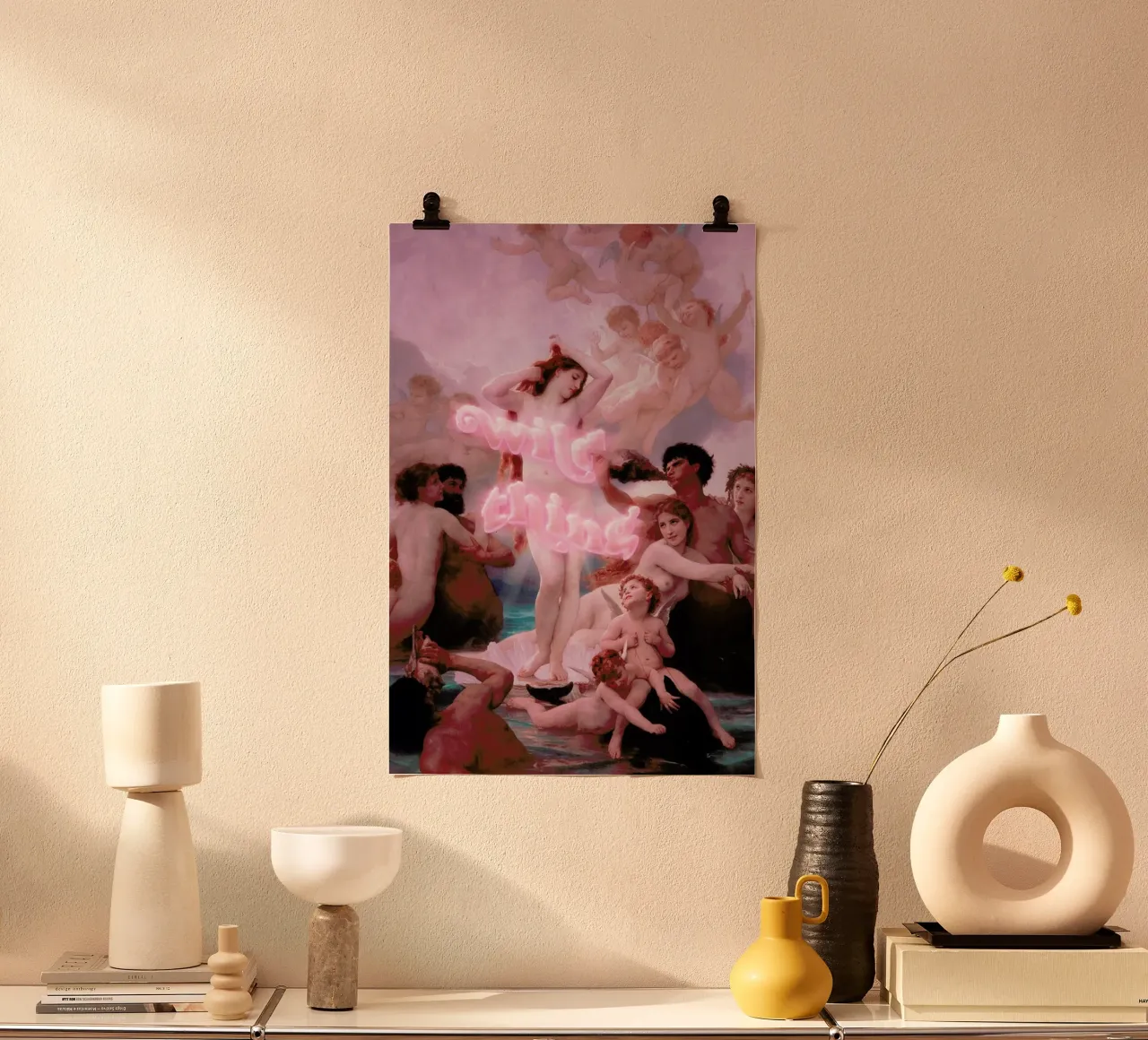Wild Thing poster con telaio in plastica da Jonas Loose