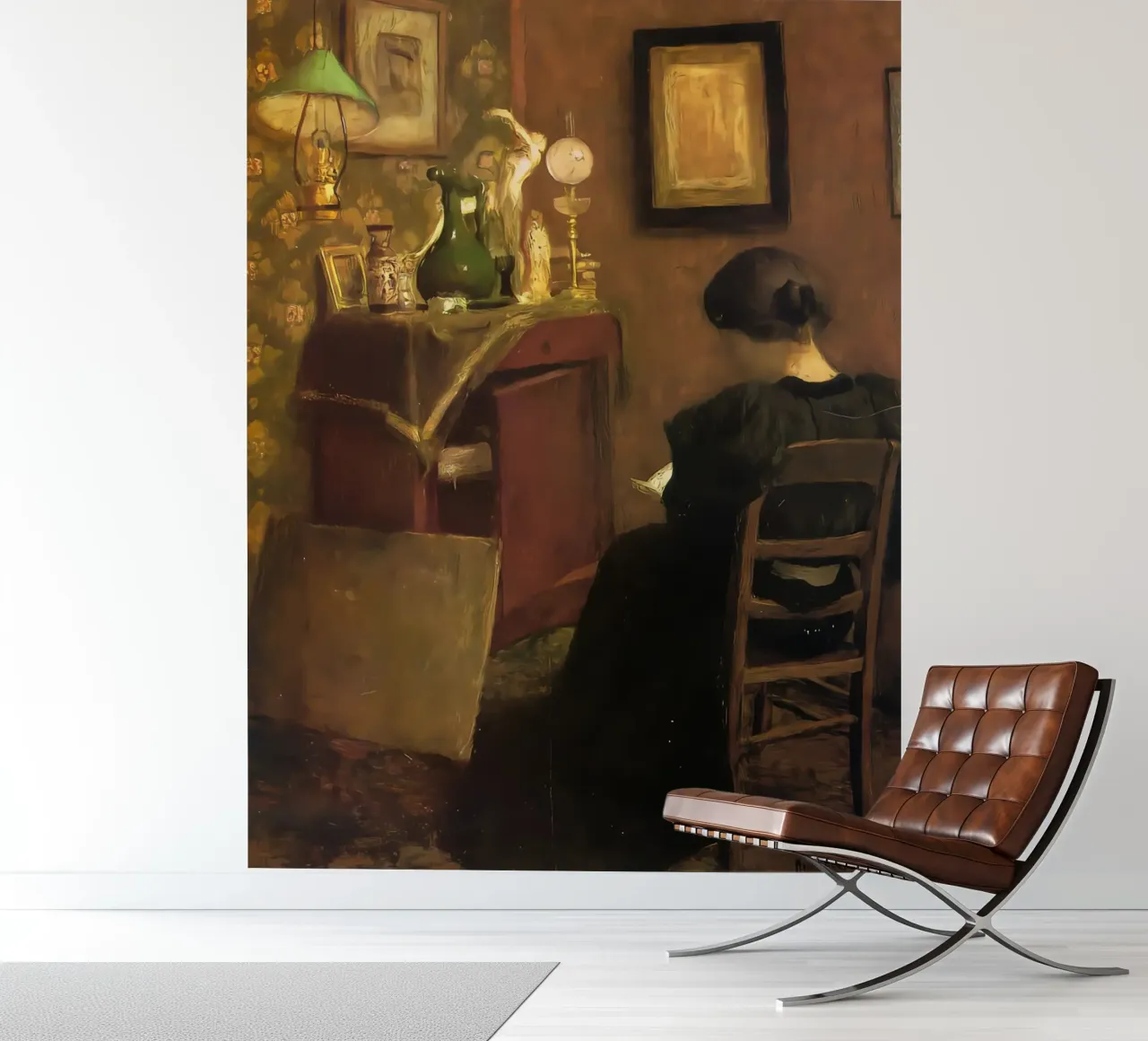 Woman Reading photo wallpaper by Vonda Shop