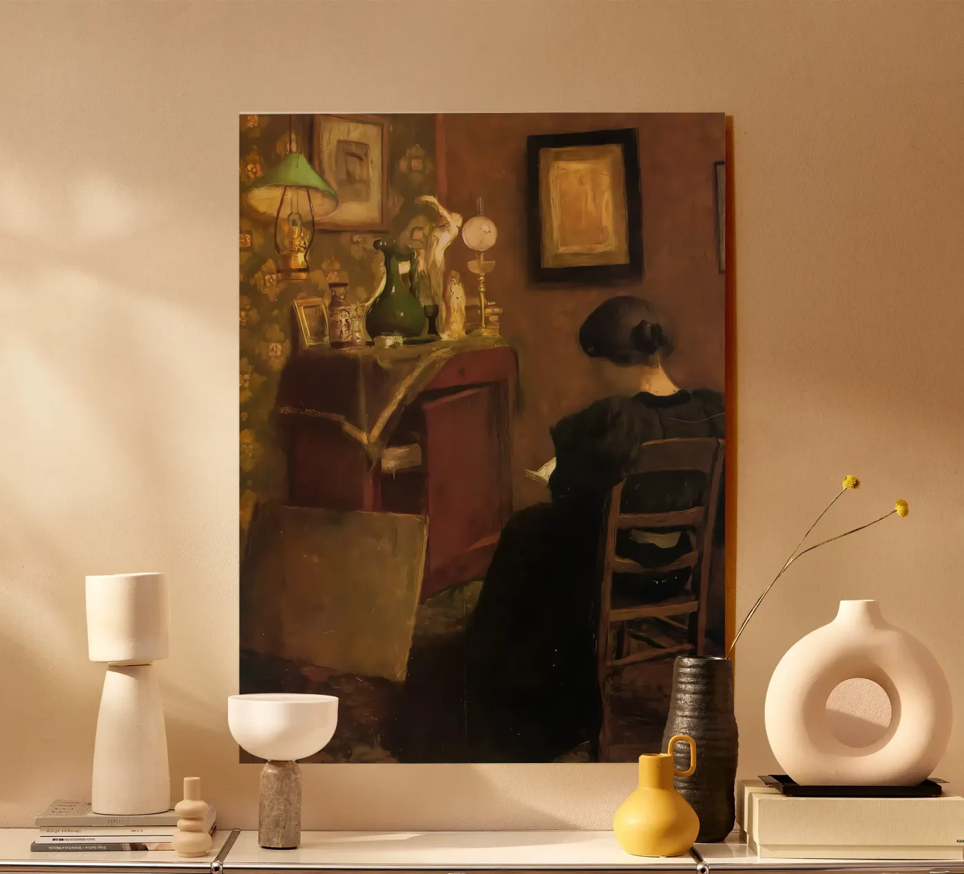 Woman Reading plexiglass da Vonda Shop