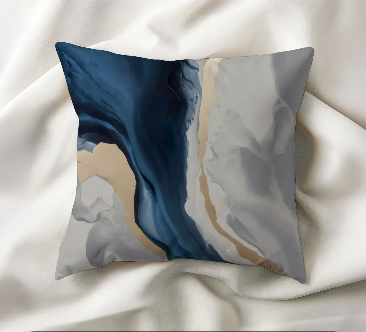 Blue Echo Passage decorative cushion by Monarch Arc