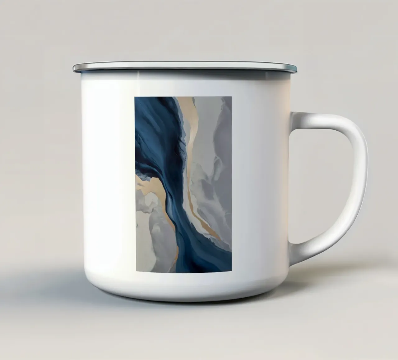 Passaggio dell'Eco Blu tazza in smalto da Monarch Arc