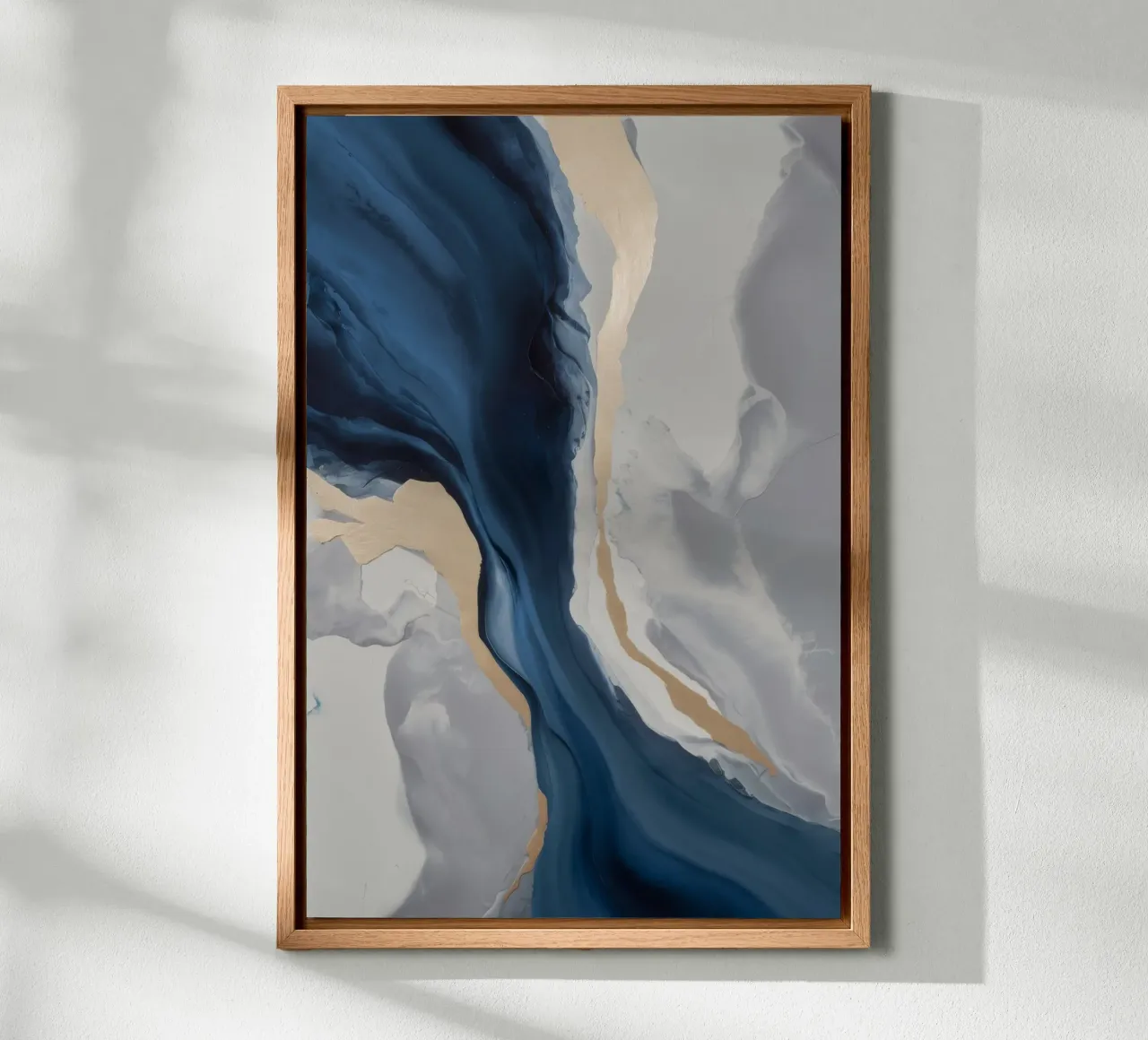 Blue Echo Passage canvas by Monarch Arc
