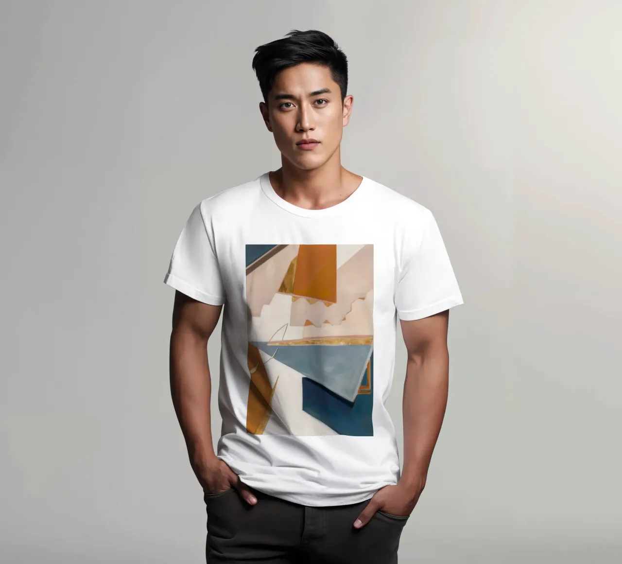 Terracotta Fold Maze t-shirt da Monarch Arc