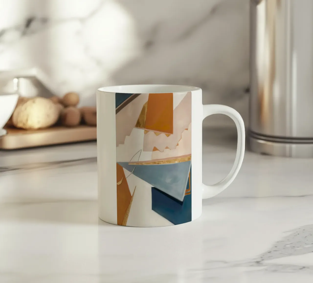 Terracotta Fold Maze tazza in ceramica da Monarch Arc