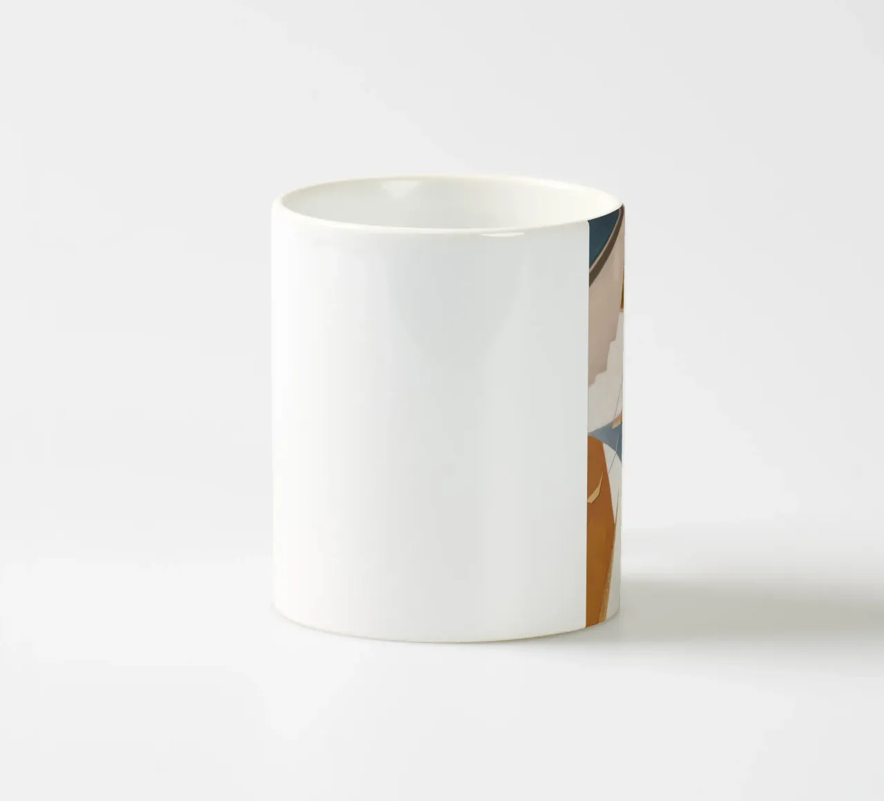 Terracotta Fold Maze tazza in ceramica da Monarch Arc