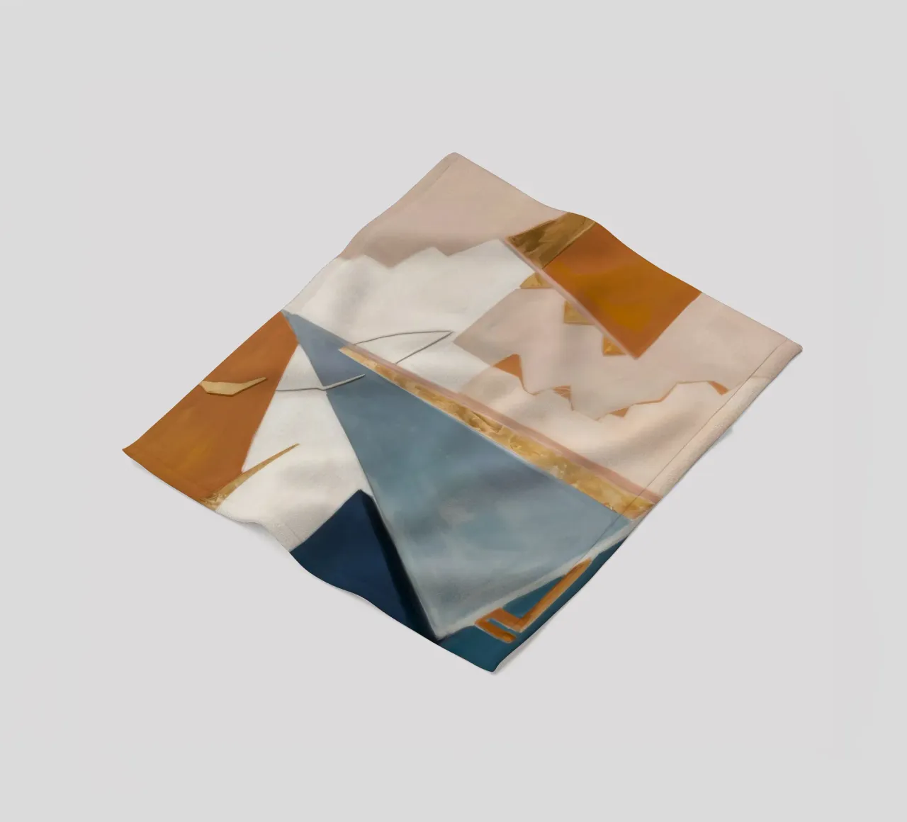 Terracotta Fold Maze coperta in pile da Monarch Arc
