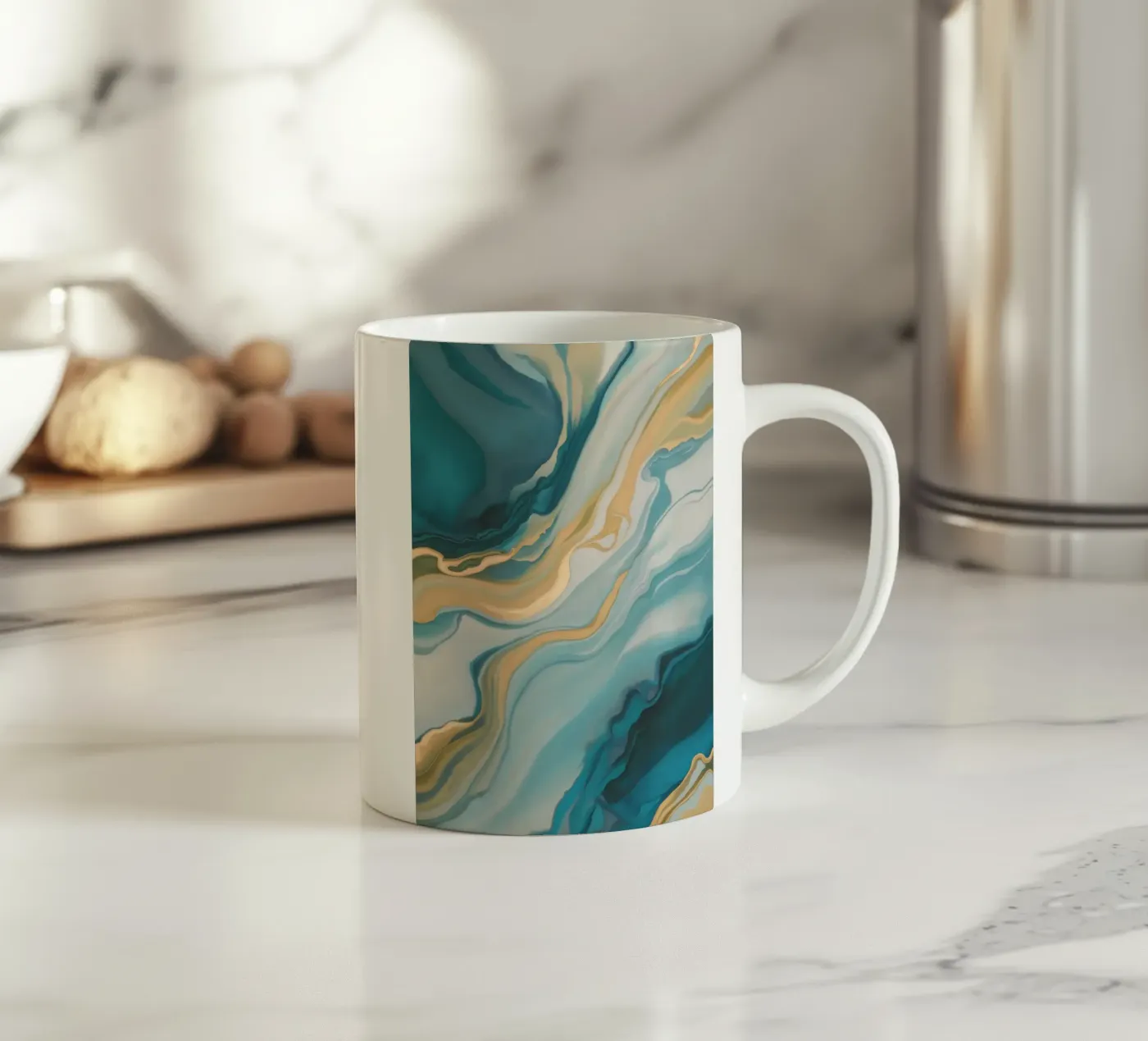 Lagoon Stream Glide ceramic mug by Monarch Arc