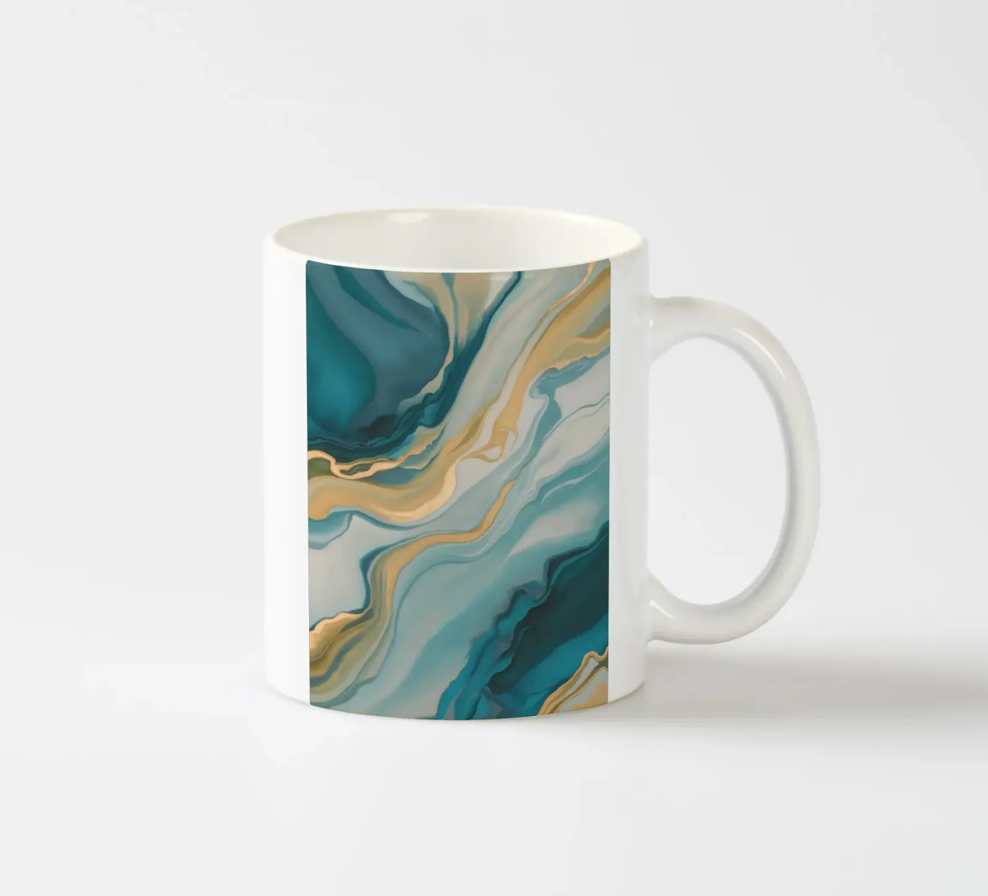 Lagoon Stream Glide ceramic mug by Monarch Arc