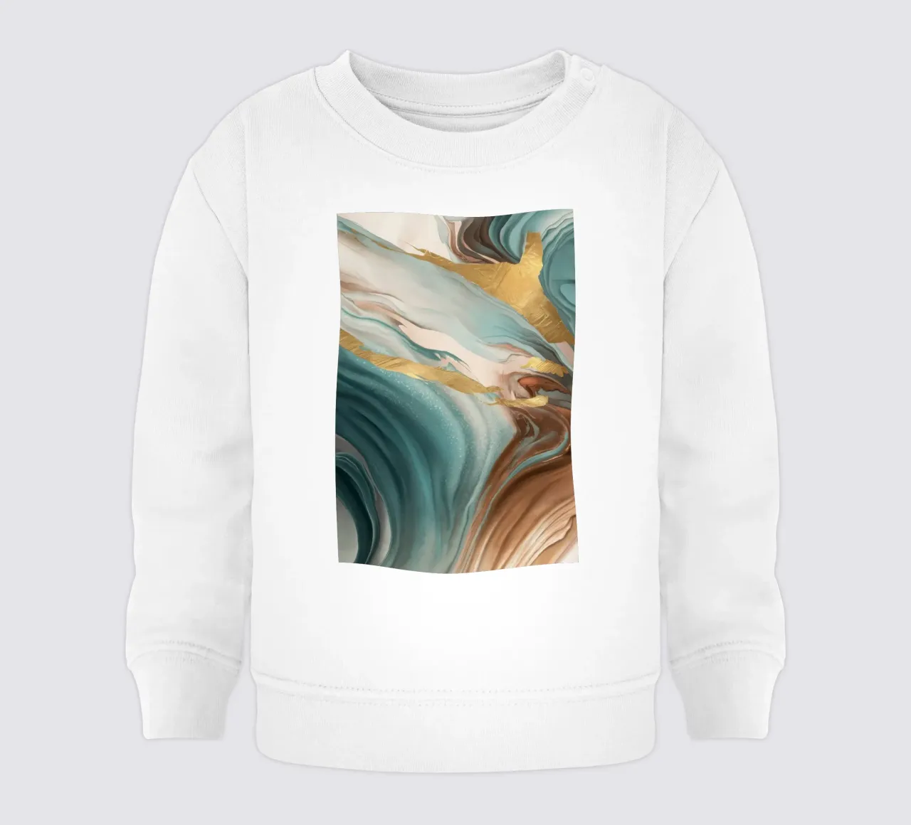 Verdant Dusk Flow baby sweatshirt by Monarch Arc