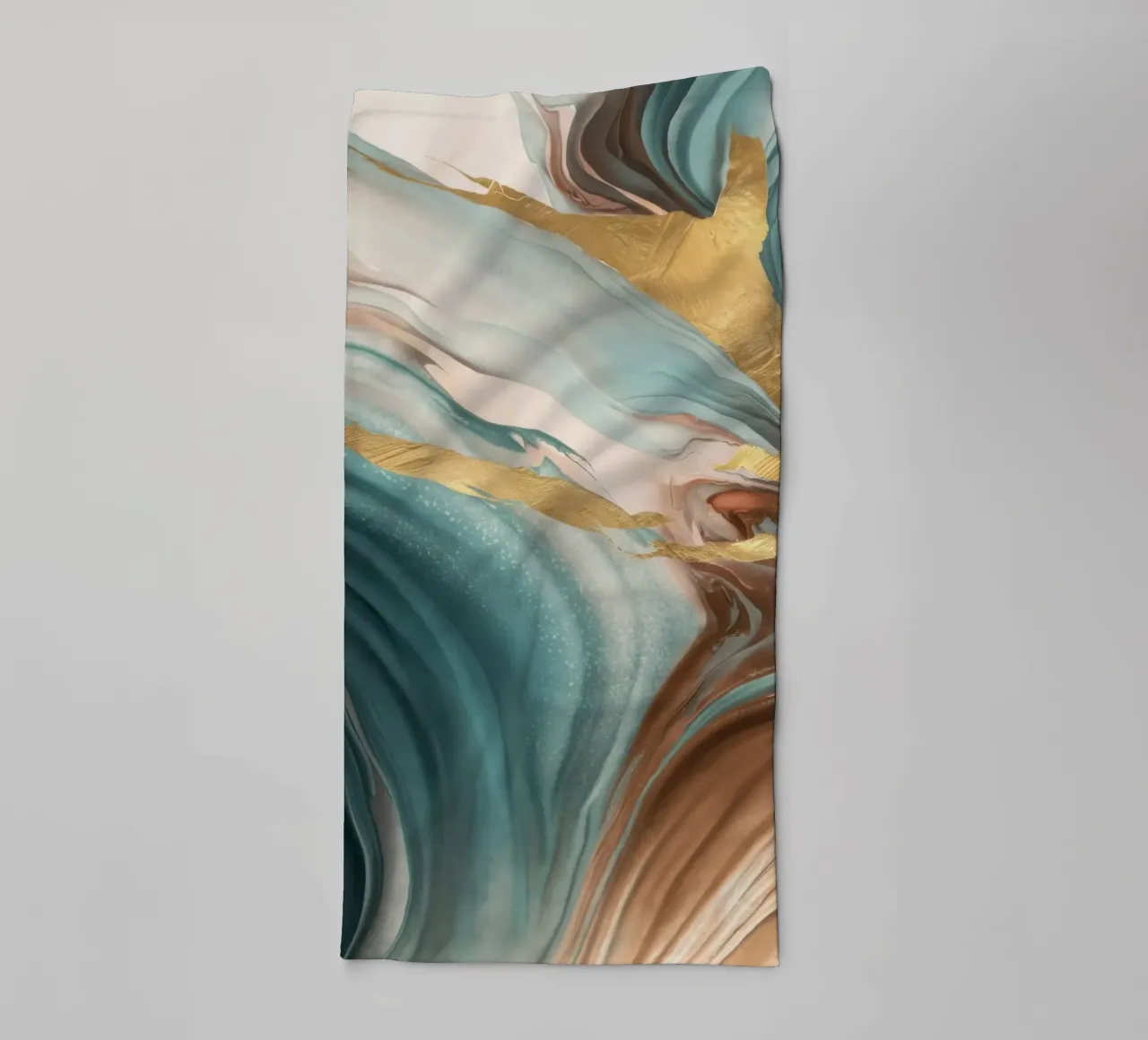 Verdant Dusk Flow towel by Monarch Arc