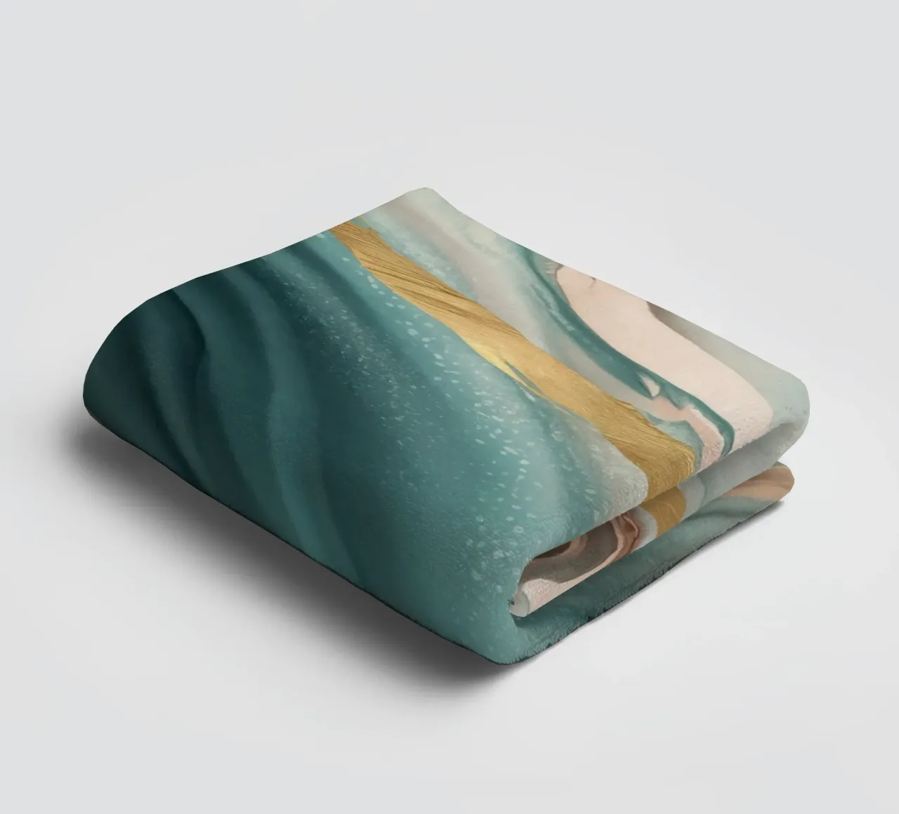 Verdant Dusk Flow towel by Monarch Arc