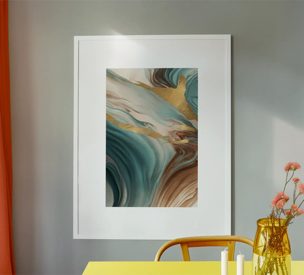 Verdant Dusk Flow poster by Monarch Arc