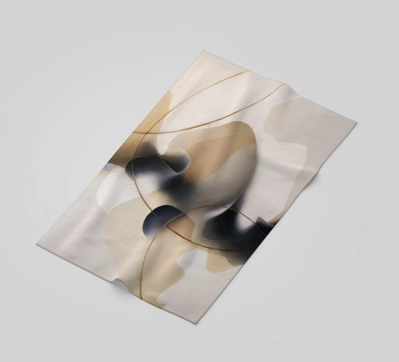 Schaduwlicht ader kromming strandhanddoek van Monarch Arc
