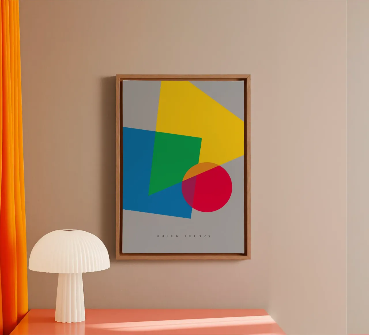 Color Theory I tela con Cornice a cassetta da nabakumov