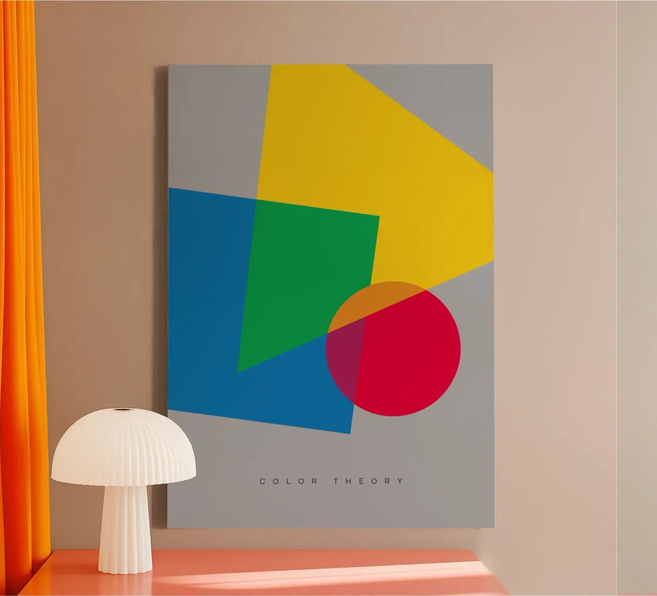 Color Theory I tela con Cornice a cassetta da nabakumov